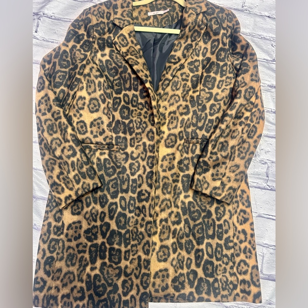 Brown Leopard Print Jacket